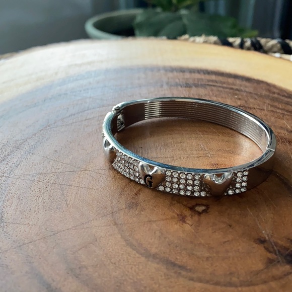 Silver Bangle Bracelet - Picture 3 of 3